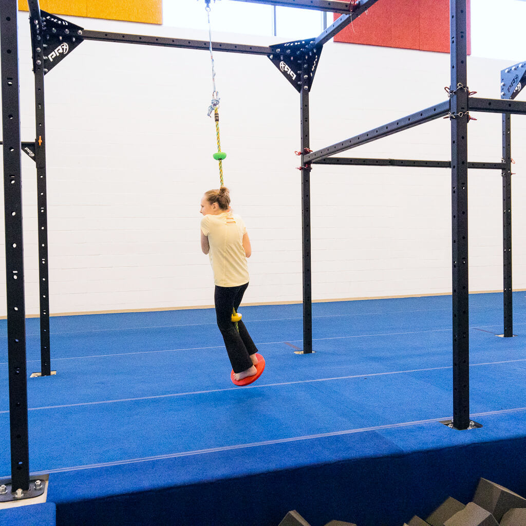 Sensory Path Rope SensoryRx Climbing Rope with Disc Swing