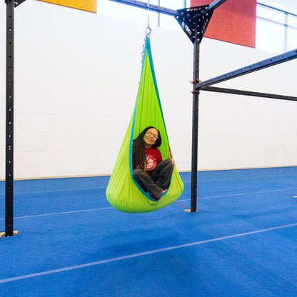 HearthSong HugglePod Deluxe Canvas Hanging Chair - Main Image