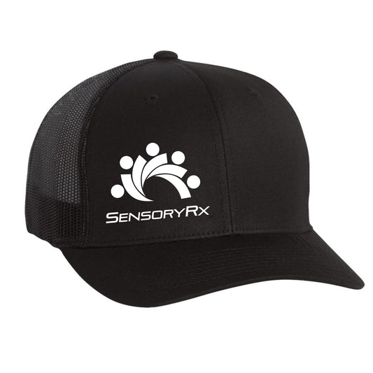 Black hat with a white SensoryRx logo