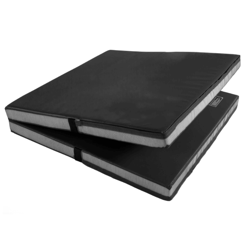 Medium Black Crash Mat folded